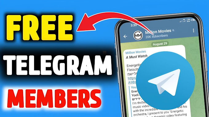 Gig Preview - Do telegram promotion,to develop telegram organic audience