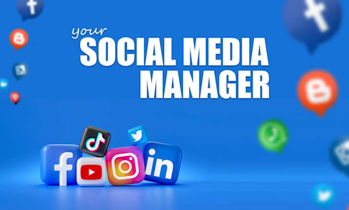 Gig Preview - Be your social media marketing manager and digital marketing