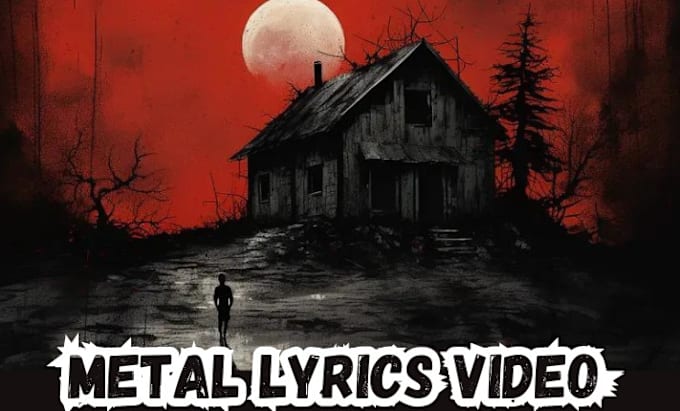 Gig Preview - Create the best stunning dynamic sick metal lyrics video