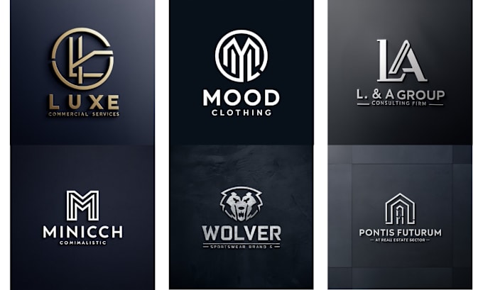 Gig Preview - Modern, retro, monogram, vintage, custom logo design