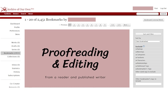 Gig Preview - Proofread and edit your fanfiction or novel