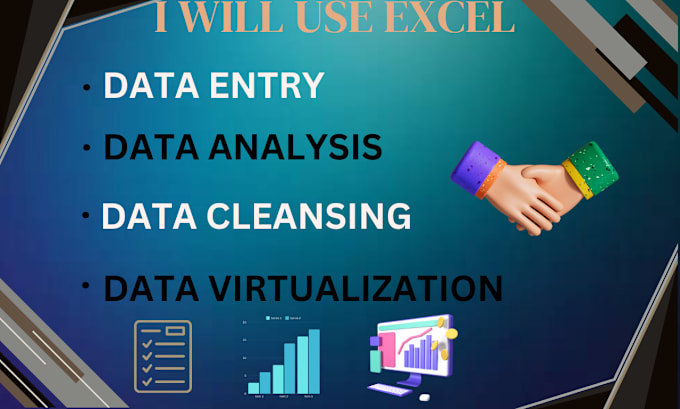 Gig Preview - Do data entry, data cleansing, data analysis with excel