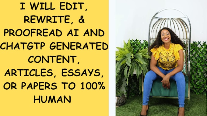 Gig Preview - Rewrite, proofread, edit, humanize urgent ai chatgpt content essay article blogs