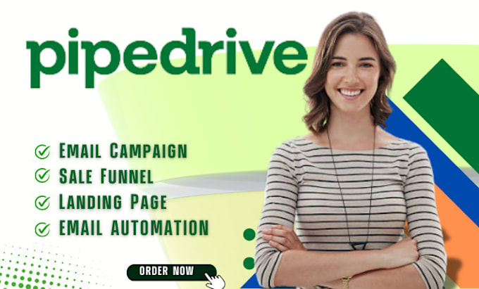 Gig Preview - Manage your leads via pipedrive crm pipeline workflow and automation