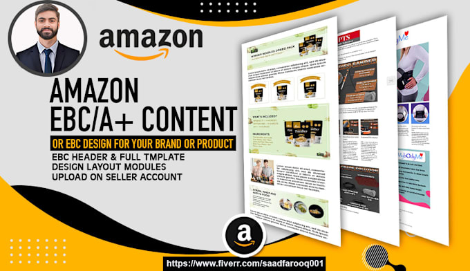 Gig Preview - Design stunning amazon ebc a content listings