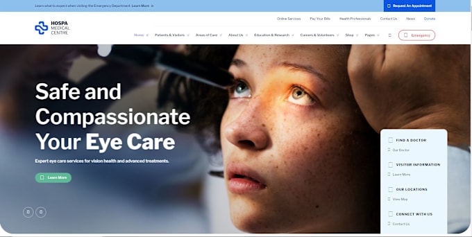 Gig Preview - Design a clinic website, medical website, healthcare website using wordpress