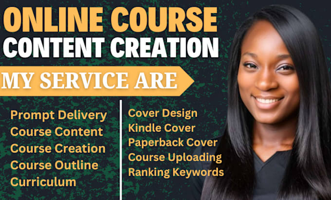 Gig Preview - Do online course,course creation,online course, course content,course curriculum