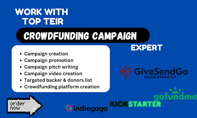 Gig Preview - Generate targeted backers and donors list for your kickstarter indiegog campaign