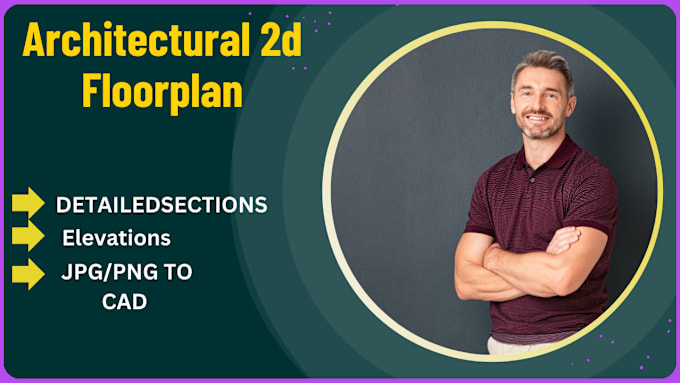 Gig Preview - Draw architectural 2d floorplan, elevations, and sections