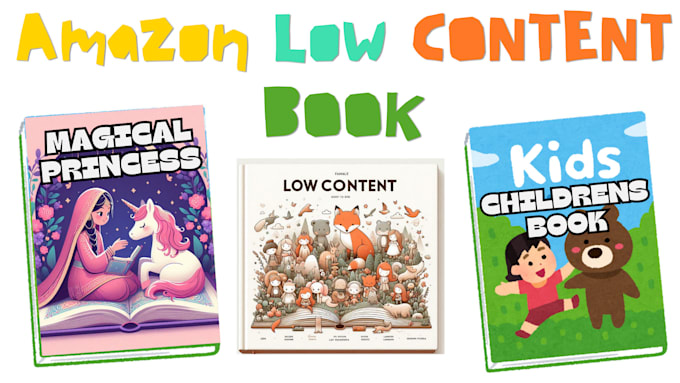 Gig Preview - Create low content book, childrens book, coloring book, story book