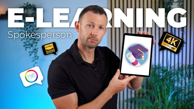 Gig Preview - Create an engaging elearning video course