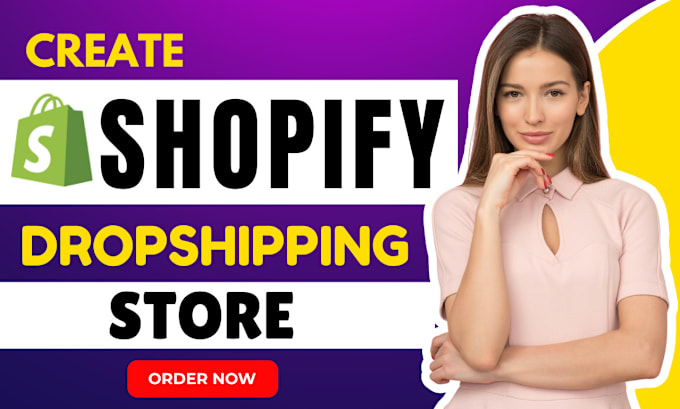 Bestseller - create an  automated dropshipping shopify store shopify website