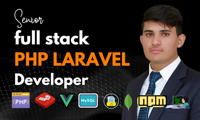 Gig Preview - Be your full stack php laravel vue inertia livewire crm erp web developer