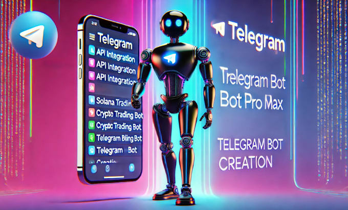 Gig Preview - Create telegram bot, solana trading bot, crypto and API