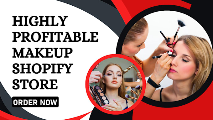 Bestseller - create a private makeup shopify store beauty store beauty cosmetics website