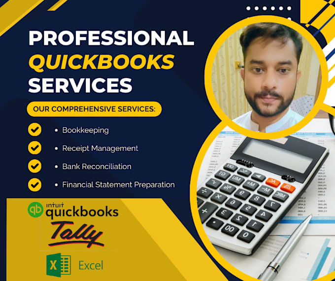 Gig Preview - Provide professional bookkeeping and quickbooks services