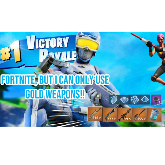 Bestseller - make you a fortnite youtube thumbnail