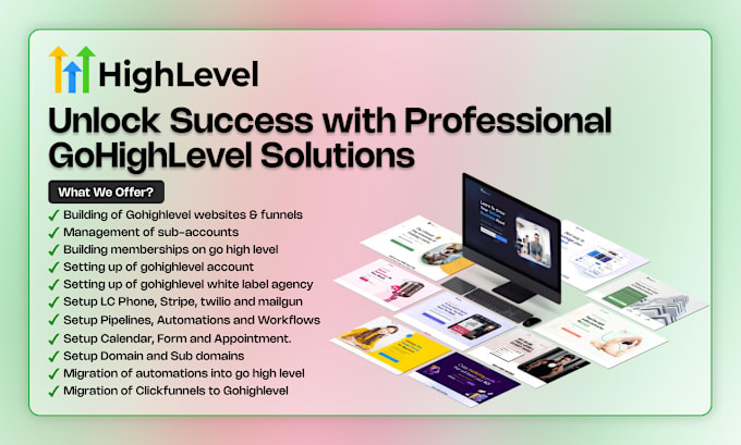 Gig Preview - Your gohighlevel expert for go high level website and funnel