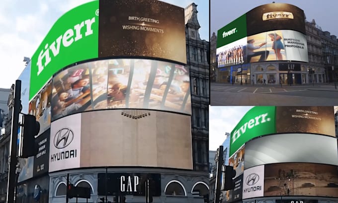 Gig Preview - Digitally add your content to the billboard of piccadilly, london, in this video