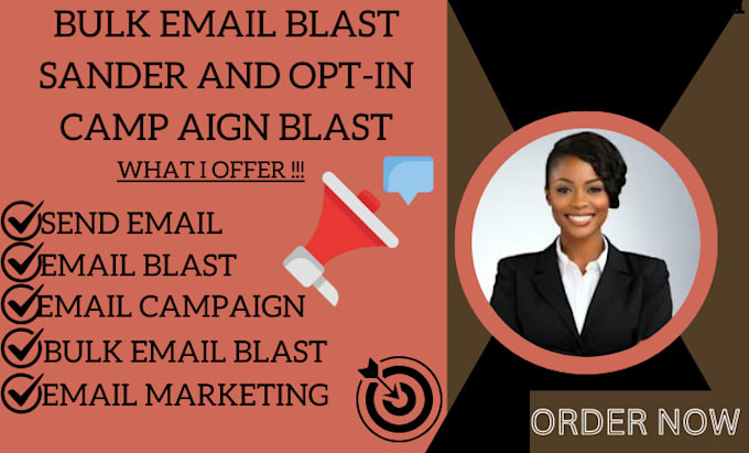 Gig Preview - Do send bulk emails, bulk email campaigns, email blast