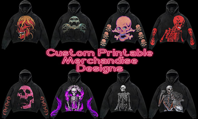 Gig Preview - Do 3d custom graphic hoodie design merch tech pack mockup