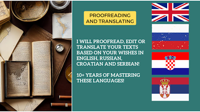 Bestseller - translate and proofread your texts in english, russian, and more