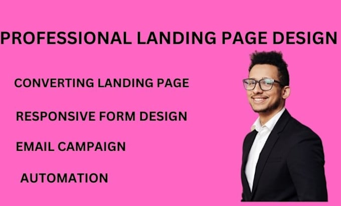 Gig Preview - Build creative and responsive landing page