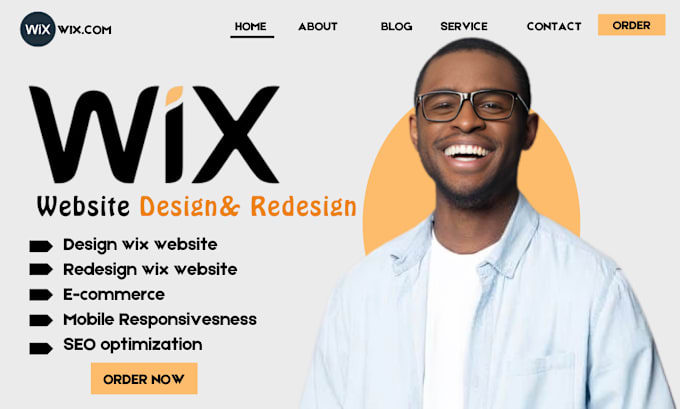 Gig Preview - Wix website redesign wix website design wix website redesign wix website design