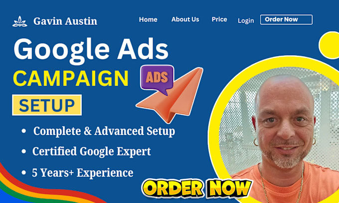 Gig Preview - Setup google ads campaign for wix, wordpress, shopify and squarespace website