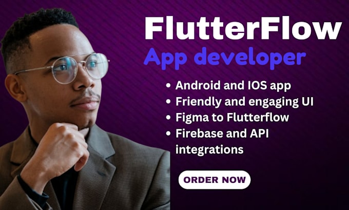 Gig Preview - Flutterflow mobile app development flutterflow app flutter developer ios app