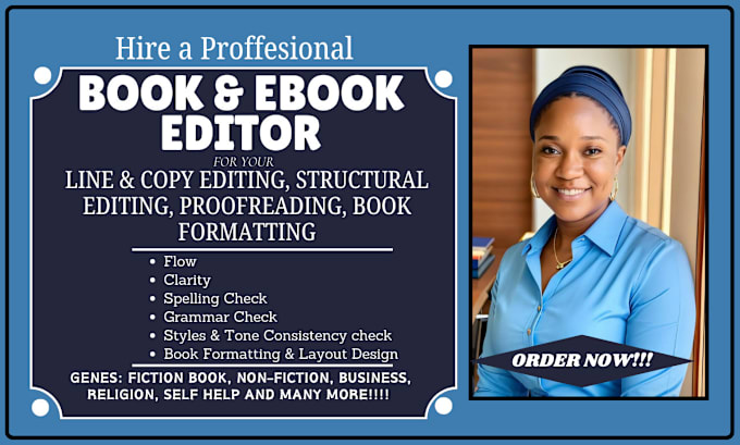 Gig Preview - Be your beta reader book editor proofreader for nonfiction ebook book formatting