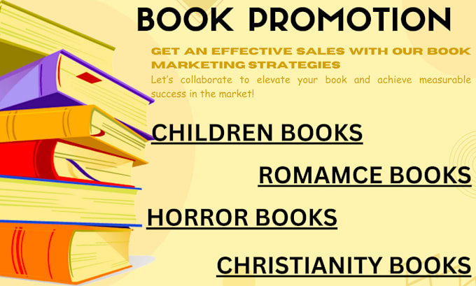 Gig Preview - Promote all book genres to a wide audience