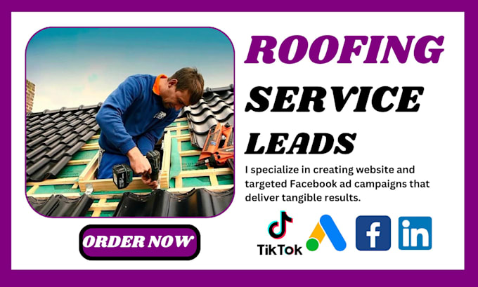 Gig Preview - Generate quality construction leads, roofing, flooring, painting, epoxy leads