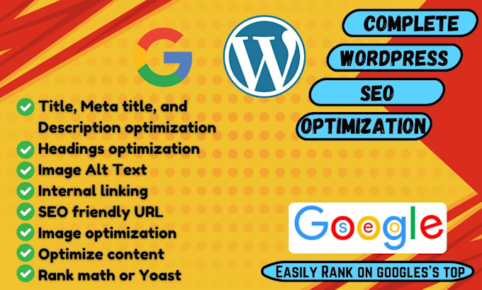 Gig Preview - Do wordpress on page SEO for google top ranking