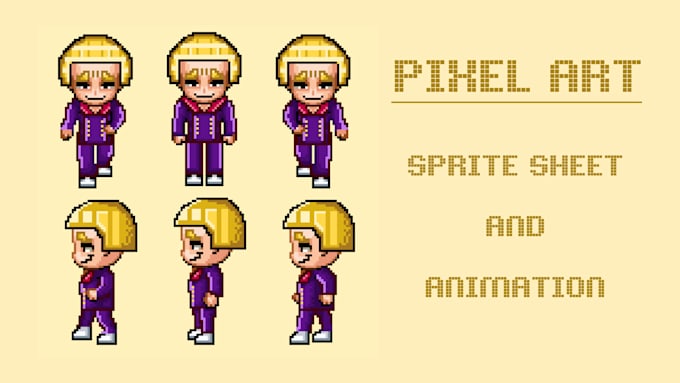 Bestseller - custom pixel art animations and sprite sheets for rpg games