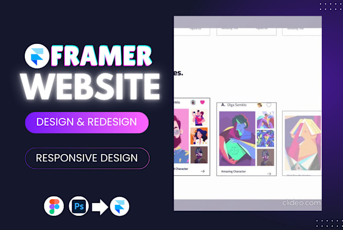 Bestseller - design framer website framer landing page framer website figma to framer