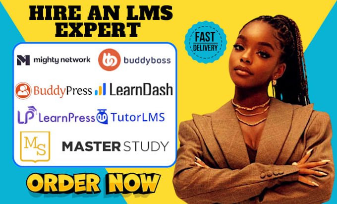 Gig Preview - Develop wordpress lms website with learndash lms,tutorlms,masterstudy, buddyboss