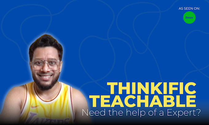 Gig Preview - Be your thinkific or teachable online course expert