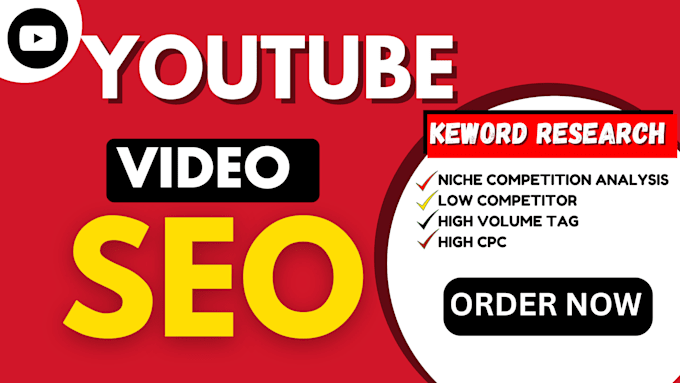 Bestseller - do youtube video SEO, channel manager, channel growth for top ranking