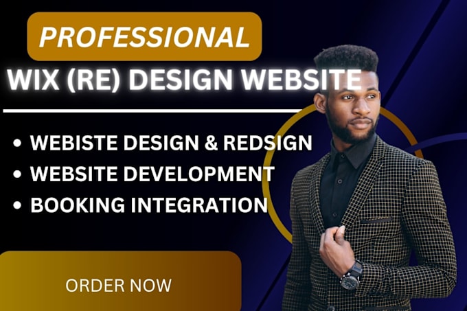 Gig Preview - Do wix website redesign wix website design build wix website wix seo development