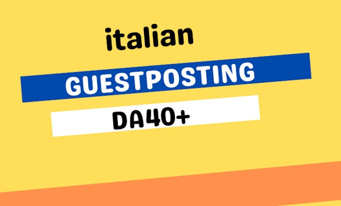 Gig Preview - Publish italian articles on authority websites