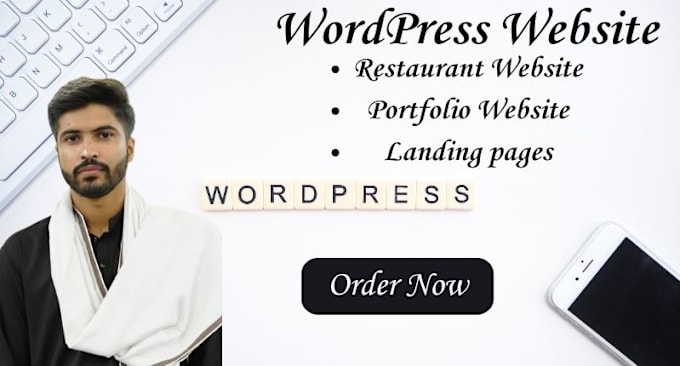 Gig Preview - Do wordpress website, restaurant, portfolio and redesign