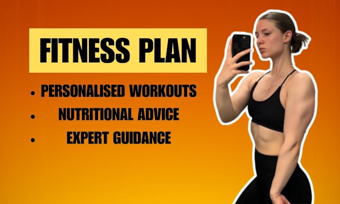 Gig Preview - Make a personalised workout plan and track your progress