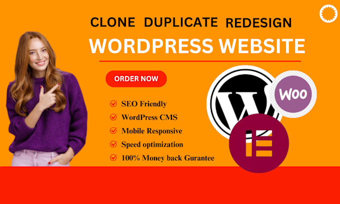 Bestseller - do clone copy redesign and migrate any wordpress website