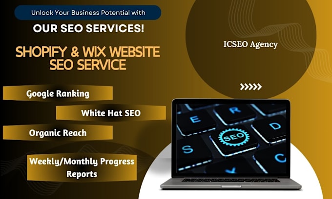 Gig Preview - Provide monthly shopify and wix website SEO service for google ranking