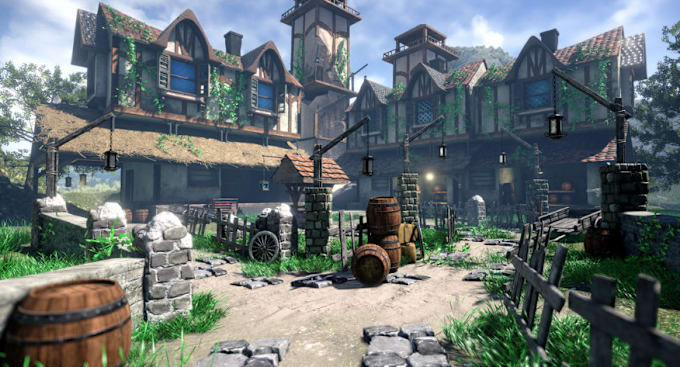 Gig Preview - Create 3d game environment, level design in unreal engine, map design