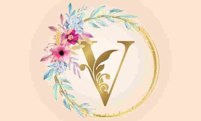 Bestseller - elegant and feminine custom logo design