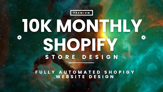 Gig Preview - Build shopify dropshipping store shopify website design shopify store redesign