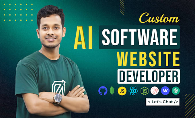 Gig Preview - Do custom ai software, full stack web application developer, PHP laravel website