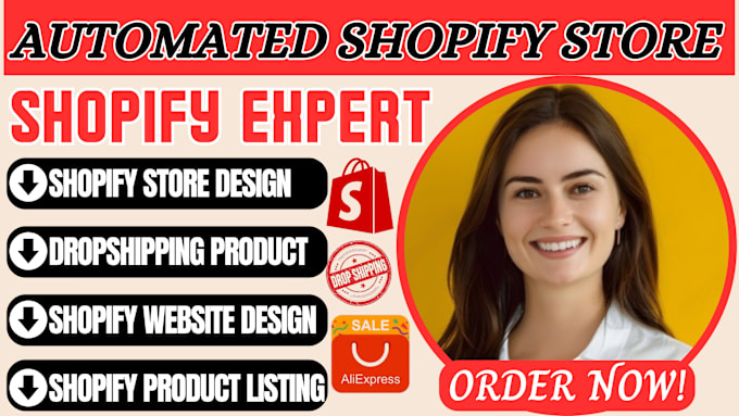 Gig Preview - Clone automated shopify dropshipping store, shopify website or cj dropshipping